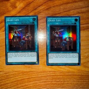 Yu-Gi-Oh Card - CIBR-EN096 - QUIET LIFE Holo 1st Edition + 1 Not 1st Ed + More